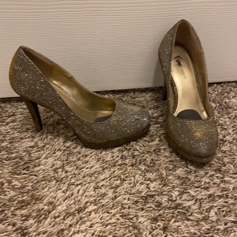 Fiona night shoes worn a couple times for a wedding a New Year’s Eve party